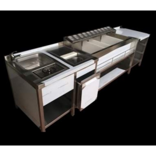 BAR STATION ΑΝΟΞΕΙΔΩΤΗ ΚΑΤΑΣΚΕΥΗ