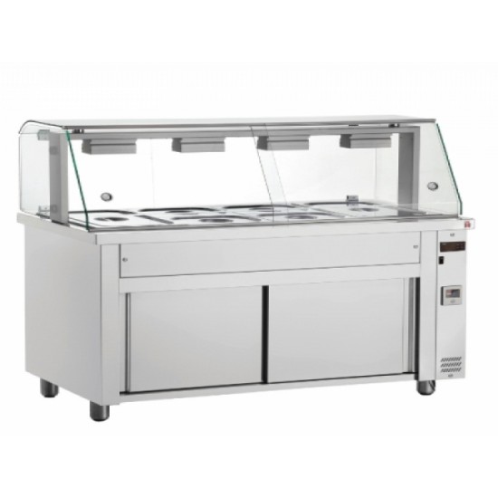 ΜΠΑΙΝ ΜΑΡΙ ΜΕ ΕΡΜΑΡΙΟ ΒΙΤΡΙΝΑ Κ ΛΑΜΠΕΣ ΑΛΟΓΟΝΟΥ MFV714 ΤΙΜΗ