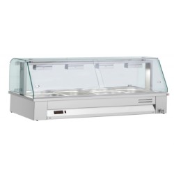 ΜΠΑΙΝ ΜΑΡΙ ΕΠΙΤΡΑΠΕΖΙΟ ΜΕ ΒΙΤΡΙΝΑ κ ΛΑΜΠΕΣ ΑΛΟΓΟΝΟΥ MBV614 ΤΙΜΗ