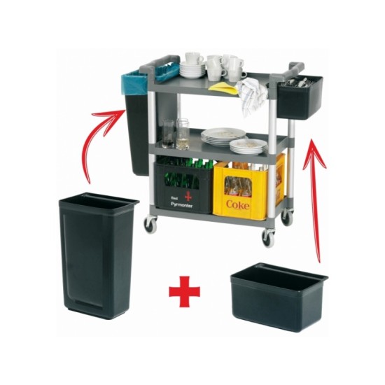 ΔΟΧΕΙΑ ΠΛΑΣΤΙΚΑ ΓΙΑ ΚΑΡΟΤΣΙ 3 ΕΠΙΠΕΔΩΝ ΤΙΜΗ