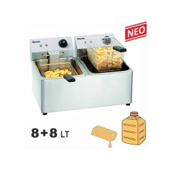 ΕΠΑΓΓΕΛΜΑΤΙΚΗ ΦΡΙΤΕΖΑ ΜΕ 2 KΑΔΟΥΣ 8+8LT BARTSCHER Α162812Ε ΤΙΜΕΣ