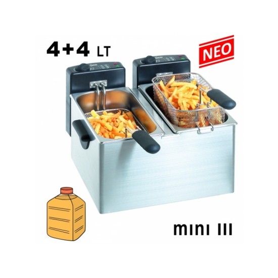 ΦΡΙΤΕΖΑ ΜΕ 2 KΑΔΟΥΣ 4+4LT BARTSCHER Α165112 ΜΙΝΙ ΙΙΙ ΤΙΜΕΣ