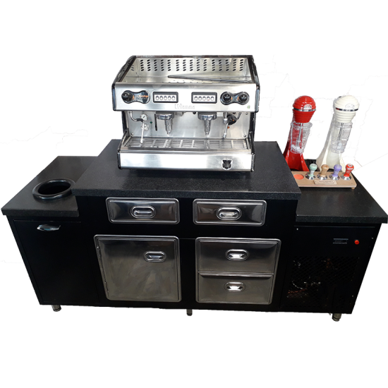 COFFEE STATION ΕΡΜΑΡΙΟ ΠΟΣΤΟ ΚΑΦΕ ΒΑΜΜΕΝΟ ΜΕ ΕΠΙΦΑΝΕΙΑ ΓΡΑΝΙΤΗ 