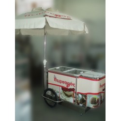 ΚΑΡΟΤΣΙΑ ΠΑΓΩΤΟΥ ΜΕ ΟΜΠΡΕΛΑ ΚΑΙ ΕΡΜΑΡΙΟ