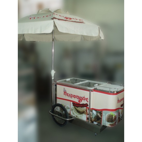 ΚΑΡΟΤΣΙΑ ΠΑΓΩΤΟΥ ΜΕ ΟΜΠΡΕΛΑ ΚΑΙ ΕΡΜΑΡΙΟ