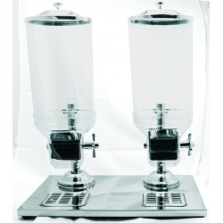 ΔΙΑΝEΜΗΤΗΣ ΔΗΜΗΤΡΙΑΚΩΝ 2X8 LT ΙΝΟΧ ΜΕ ΔΟΧΕΙΟ POLYCARBONATE ΤΙΜΗ