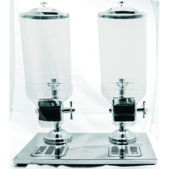 ΔΙΑΝEΜΗΤΗΣ ΔΗΜΗΤΡΙΑΚΩΝ 2X8 LT ΙΝΟΧ ΜΕ ΔΟΧΕΙΟ POLYCARBONATE ΤΙΜΗ