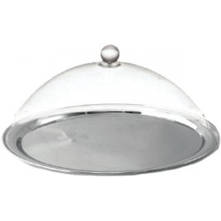 ΚΑΠΑΚΙ ΔΙΑΦΑΝΟ ΠΛΑΣΤΙΚΟ ΜΕ ΔΙΣΚΟ INOX ΤΙΜΗ