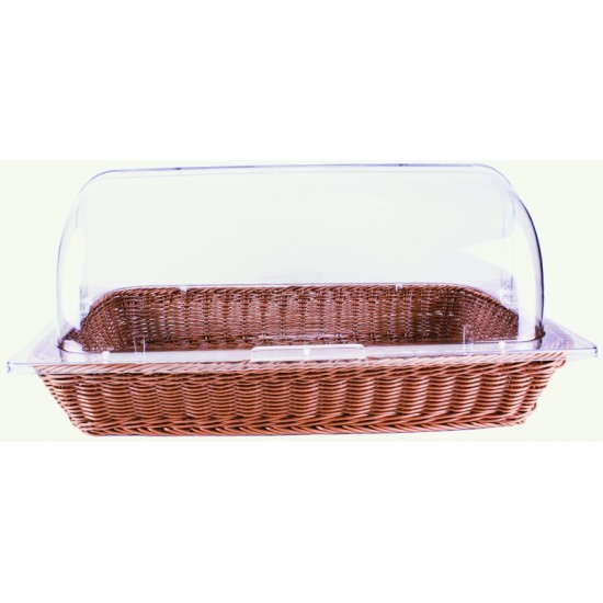 ΣΕΤ ΒΙΤΡΙΝΑ ROLL TOP GN 1/1 POLYCARBONATE ΜΕ ΠΑΝΕΡΙ GN TIMH 