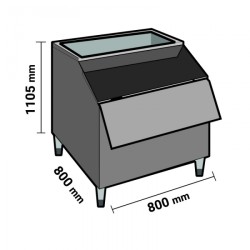 ΑΠΟΘΗΚΗ ΠΑΓΟΥ ΑΝΟΞΕΙΔΩΤΗ 150KG ΤΙΜΗ