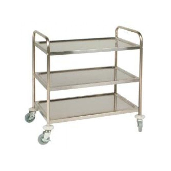 ΚΑΡΟΤΣΙ ΜΕΤΑΦΟΡΑΣ ΑΝΟΞΕΙΔΩΤΟ ΜΕ 3 ΡΑΦΙΑ FRE 300053 ΤΙΜΗ