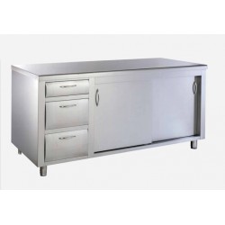 ΕΡΜΑΡΙΟ ΜΕ ΠΟΡΤΕΣ ΣΥΡΟΜΕΝΕΣ ΚΑΙ ΣΥΡΤΑΡΙΑ